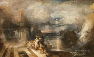  Turner Art - La séparation de Hero et Leander du Grec de Musaeus paysage Turner